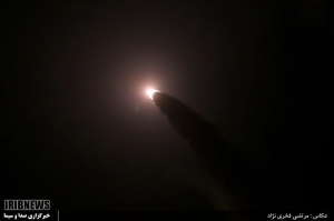 تصاویر اولیه از حمله موشکی سپاه به مقر تروریستهای داعش