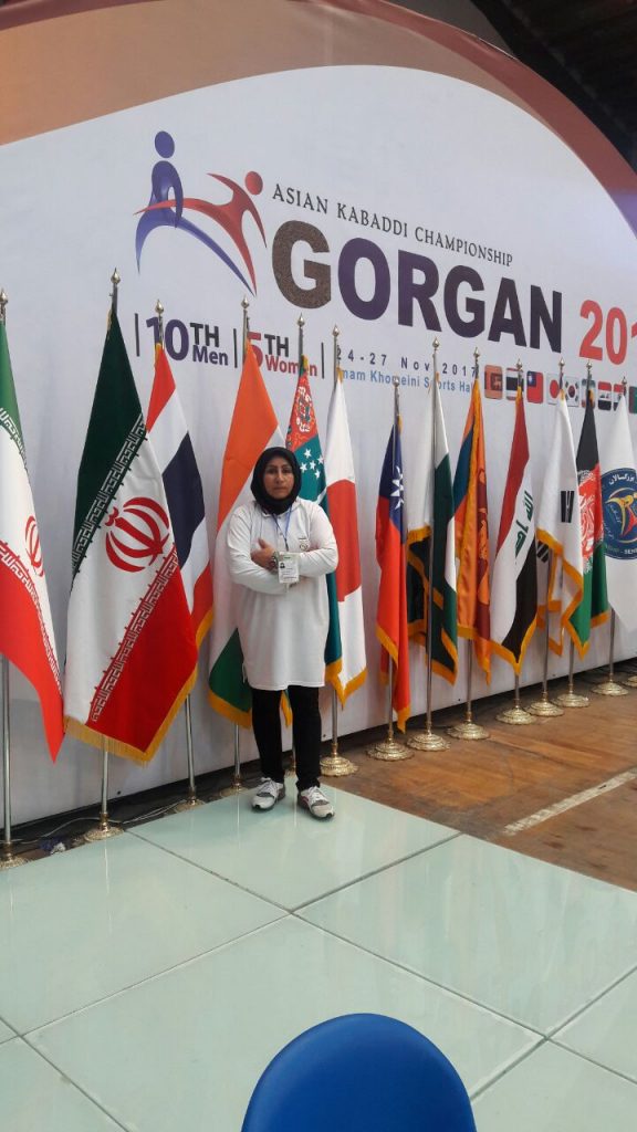 خدیجه باجی داور بین المللی ورزش کبدی را بهتر بشناسیم