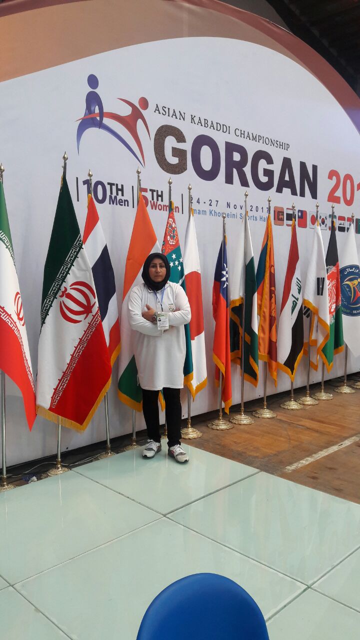 خدیجه باجی داور بین المللی ورزش کبدی را بهتر بشناسیم