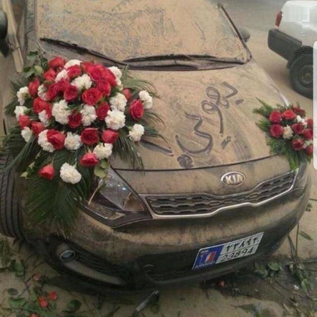 ماشین عروس متفاوت در ماهشهر (عکس)
