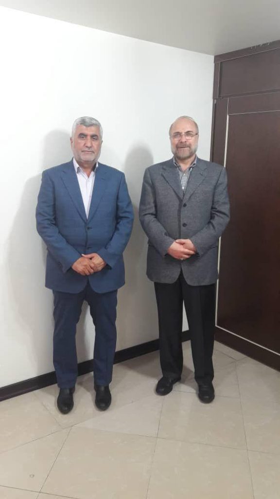 دیدار منتخب شهرستان مسجدسلیمان با دکتر قالیباف منتخب اول تهران