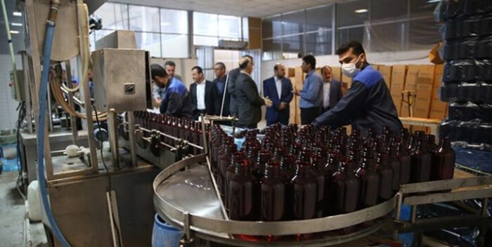 توزیع ۲۳ هزار لیتر مایع ضدعفونی در مسجدسلیمان