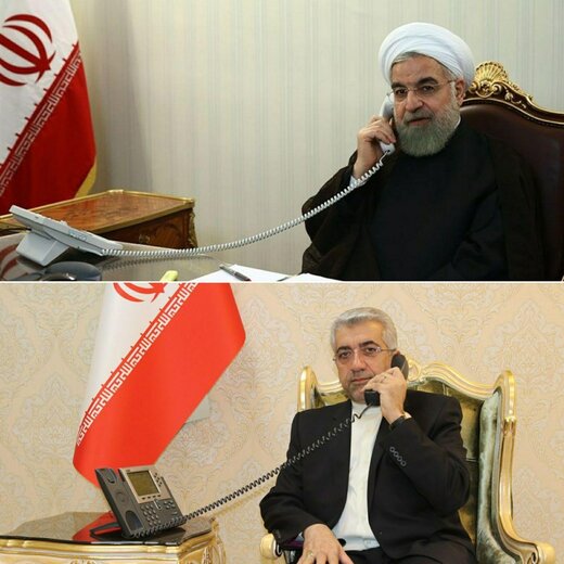 روحانی در تماس با وزیر نیرو: اعتبار لازم برای اجرای شبکه‌های آبیاری و زهکشی در غرب کشور ابلاغ شد / آب‌اندازی بیش از ۲۰ هزار هکتار از اراضی کشاورزی