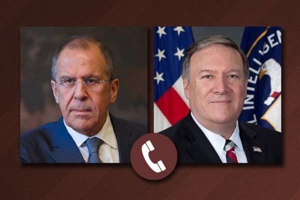 گفتگوی وزرای خارجه آمریکا و روسیه پیرامون بحران سوریه وشیوع کرونا
