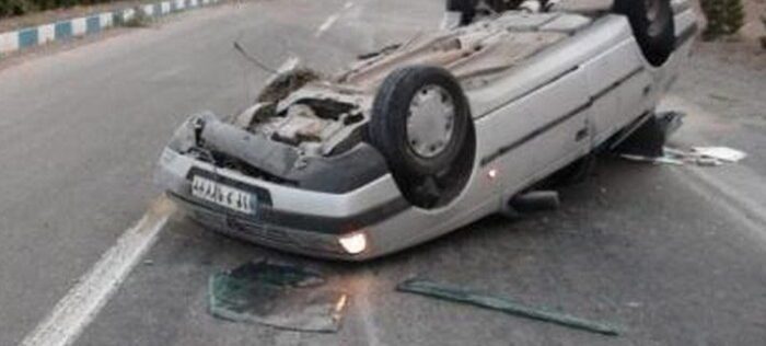 واژگونی خودرو در مسجدسلیمان ۴ کشته و زخمی بر جای گذاشت