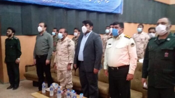 آئین تجلیل از سربازان و بسیجیان نمونه شهرستان هندیجان