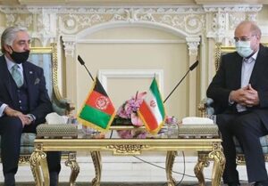 قالیباف در دیدار با عبدالله عبدالله: پای کمک به مردم، استقلال و امنیت افغانستان ایستاده‌ایم