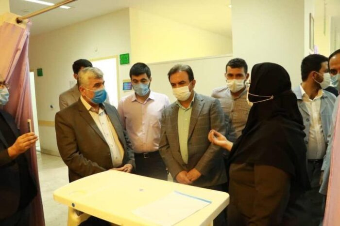 بازدید نماینده مجلس و رئیس دانشگاه علوم پزشکی جندی شاپور از بیمارستان های شهرستان مسجدسلیمان