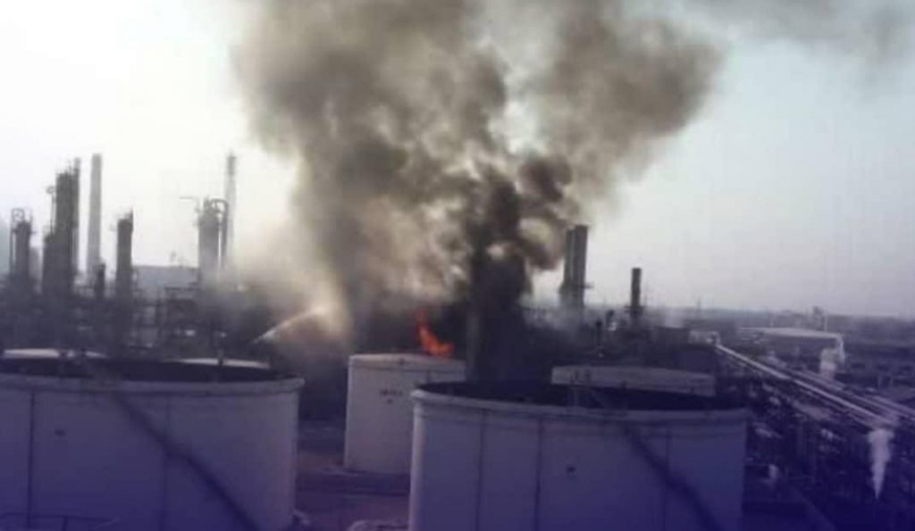 واحد آروماتیک پتروشیمی بندر امام دچار حادثه شد