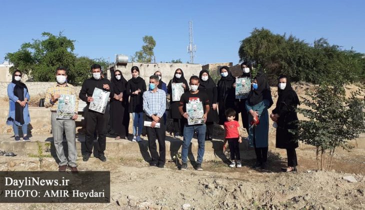 انجمن های محیط زیست مسجدسلیمان، به یاد پدر محیط زیست خوزستان نهال کاشتند