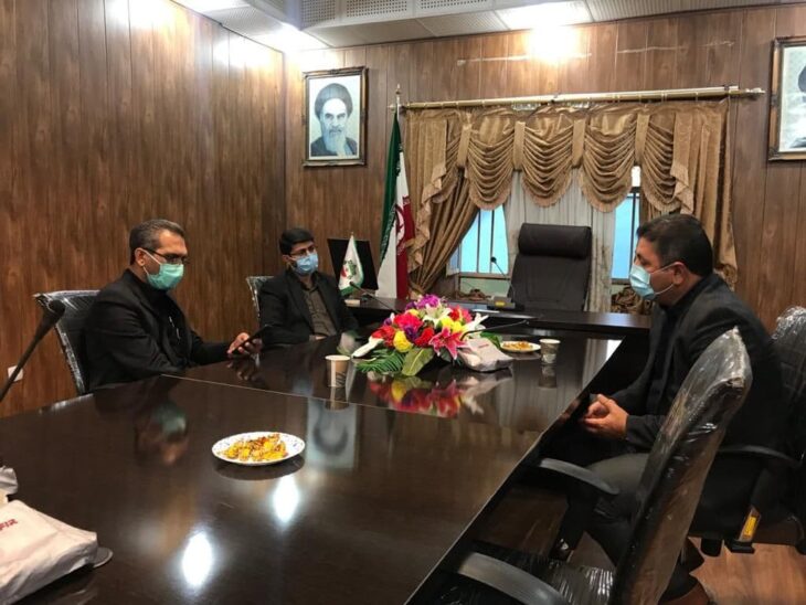 نشست رئیس شورای اسلامی شهر و رئیس زندان شهرستان درخصوص جابجایی زندان مسجدسلیمان