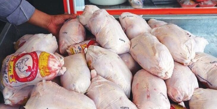 قیمت مرغ در بازار در سقف ۲۰ هزار و ۴۰۰ تومان آرام گرفت