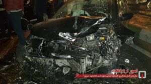 برخورد سه دستگاه خودروی سواری در تبریز پنج مصدوم بر جا گذاشت