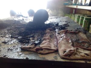 آتش‌سوزی مغازه ساندویچی فروشی در  تبریز اطفا شد