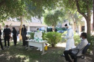 پایش سلامت کارکنان مخابرات خوزستان در برابر ویروس کرونا