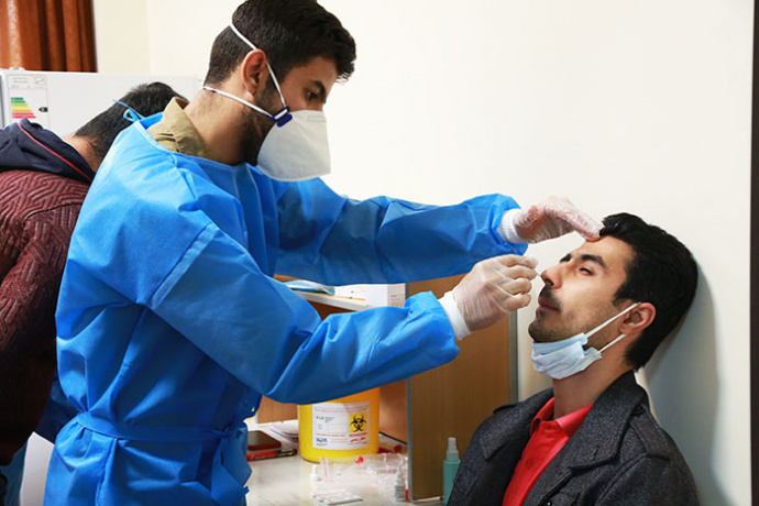 انجام تست کرونا برای دانشجویان ساکن در خوابگاه های دانشگاه تبریز