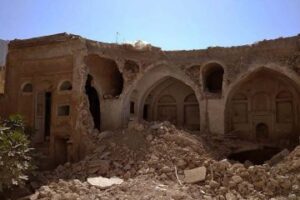 بخشی از خانه تاریخی به یادگار مانده از قاجاریه در کازرون تخریب شد
