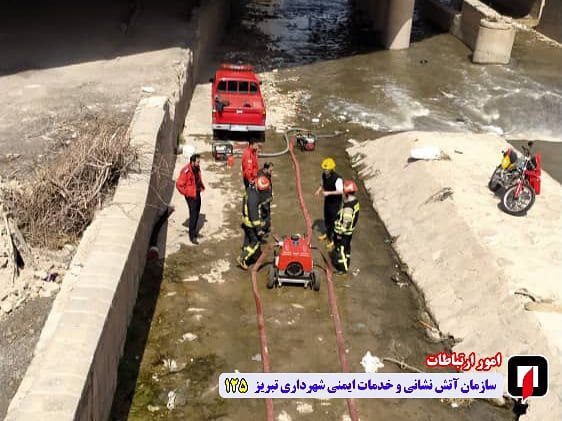 تکاپوی آتش نشانان تبریزی برای تقویت و تعادل سازی فشار آب عملیاتی