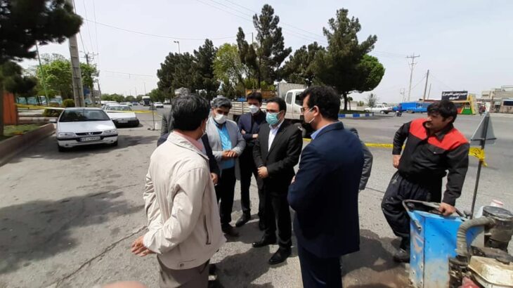 آغاز عملیات اجرایی شبکه فاضلاب شهر ایلخچی با حضور فرماندار