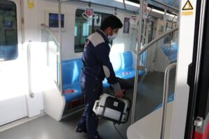 رعایت ۱۰۰درصدی پروتکل های بهداشتی در متروی تبریز
