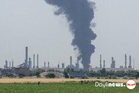 پالایشگاه تهران هنوز می سوزد/ حادثه تاکنون تلفات جانی نداشته است