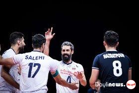 صعود ملی پوشان والیبال ایران به رده ششم جهان