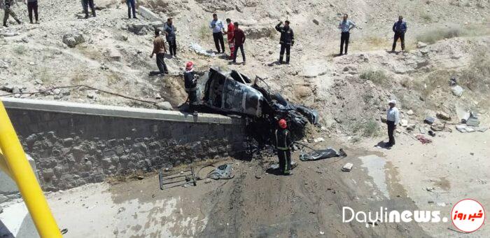 واژگونی خونین خودروی «ال نود» در اتوبان تبریز سهند یک کشته بجا گذاشت