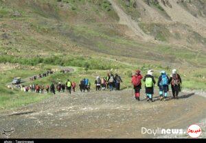 همایش کوهپیمایی خانوادگی شهروندان تبریزی برگزار شد