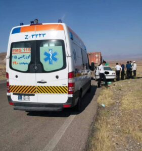 ۲۷مصدوم و دوفوتی طی پنج فقره سانحه رانندگی در محورهای مواصلاتی استان آذربایجان شرقی