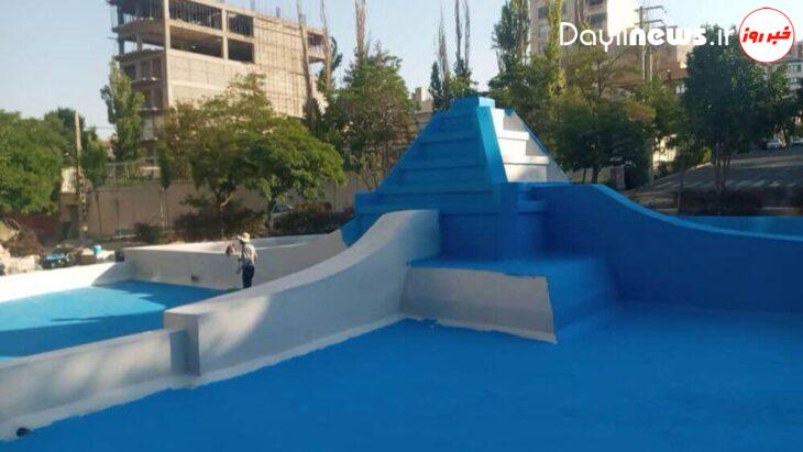 پس از ۱۵ سال آبنمای فلکه مصدق راه‌اندازی می شود