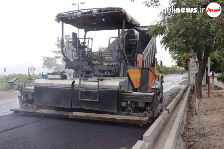 آغاز عملیات آسفالت اساسی در مسیر اصلی وادی رحمت تبریز
