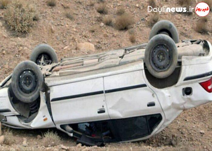یک کشته در واژگونی خودرو در جاده مراغه – هشترود
