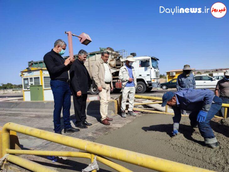 مقاوم سازی و اصلاح زیرساختهای سایت میانی انتقال و توزین پسماند