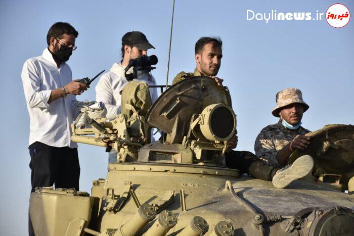 فرمانده در شیراز مقابل دوربین رفت