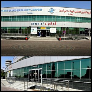 اتمام پروژه سنگ فرش ورودی ترمینال ۴ فرودگاه تبریز