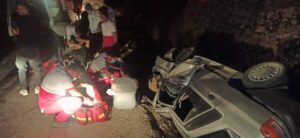واژگونی خودروی پراید در محور مسجدسلیمان – اهواز سه مجروح بر جای گذاشت
