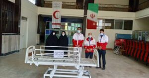 اهدای یک دستگاه تخت بیمارستانی تمام اتوماتیک به جمعیت هلال احمر شهرستان آذرشهر