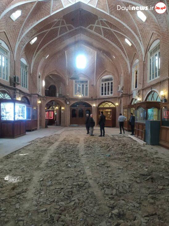 آغاز کف سازی تیمچه امیر شمالی بازار جهانی تبریز