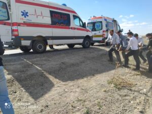 مصدومیت ۱۱ سرنشین خودرو در سوانح رانندگی ظهر امروز در آذربایجان شرقی