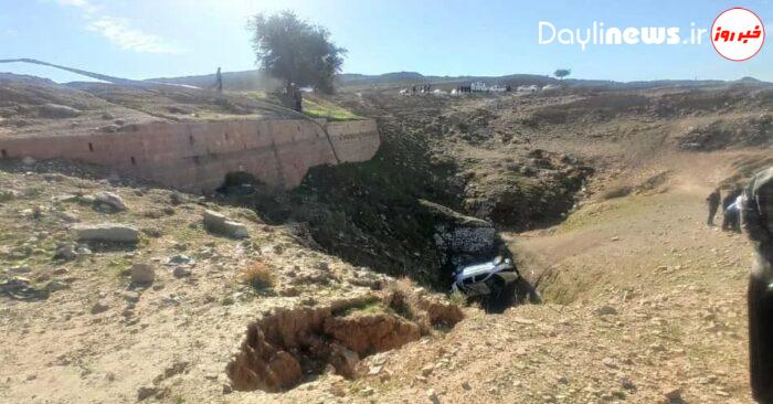 واژگونی و سقوط به دره یک دستگاه پژو ۲۰۶ در جاده مسجدسلیمان به اندیکا ۲ مصدوم برجای گذاشت