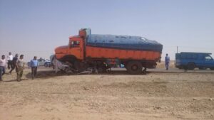 دو فوتی بر اثر یک تصادف در جاده رامهرمز به رامشیر