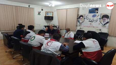 بازدید نماینده رئیس جمعیت هلال احمر کشور از هلال احمرشهرستان رامهرمز