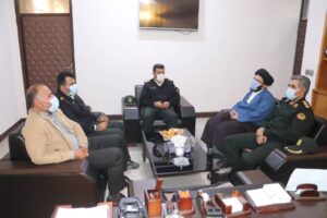 دیدار فرمانده انتظامی شهرستان رامهرمز با شهردار این شهر