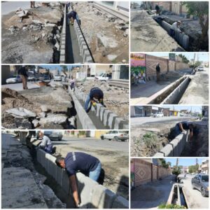 ترمیم وبازسازی جداول معابر سطح شهر رامهرمز