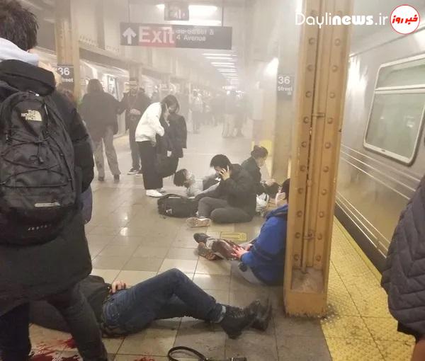 At least 16 people were injured in a shooting on the New York subway