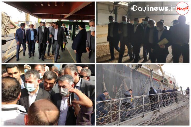 وزیر جهاد کشاورزی:تخلیه کالاها از بندر امام خمینی(ره) شتاب می‌گیرد