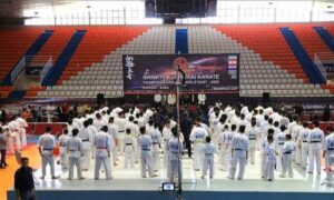 اختتامیه مسابقات شین کیوکوشین کاراته قهرمانی خاورمیانه به میزبانی مشهد