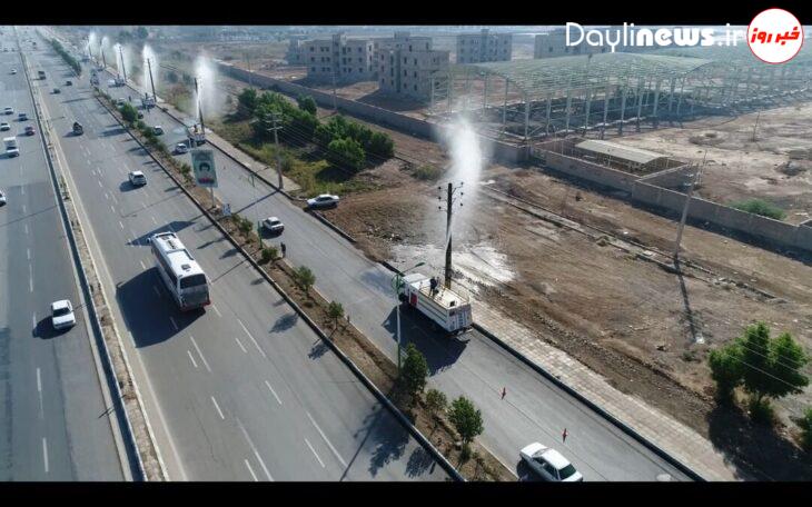 آغاز عملیات مقره شویی شبکه توزیع برق اهواز