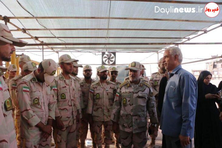 استاندار: امنیت و آرامش در استان خوزستان مرهون تلاش‌ نیروهای مرزبانی است