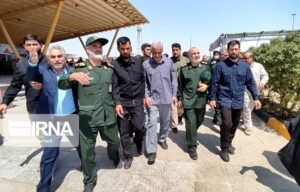 فرمانده کل سپاه پاسداران انقلاب اسلامی از گذرگاه مرزی شلمچه بازدید کرد